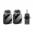 JINHF 4 In 1 Wireless Lavalier Microphone For IPhone & Android